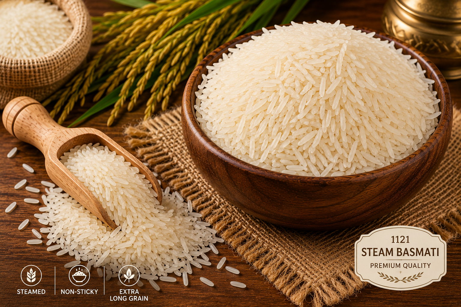 1121 Steam Basmati Rice